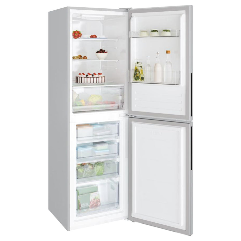 Candy 252L Low Frost Freestanding Fridge Freezer - Silver | CCT3L517ESK-1  from Candy - DID Electrical
