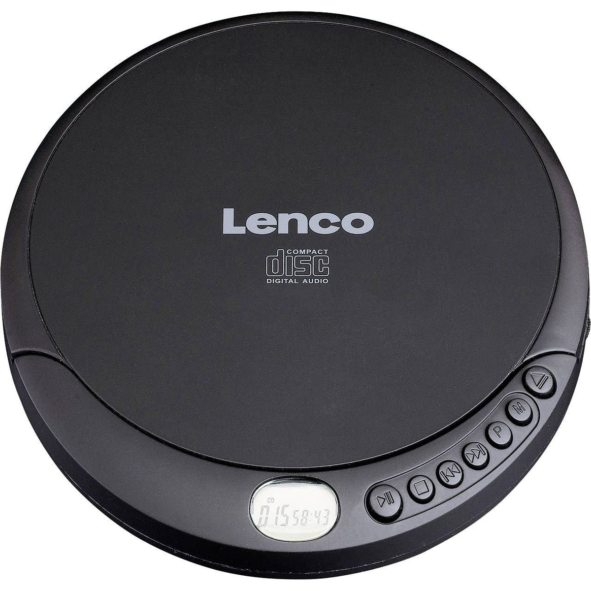 Lenco Portable CD Player with Charge Function - Black | CD010 from Lenco - DID Electrical