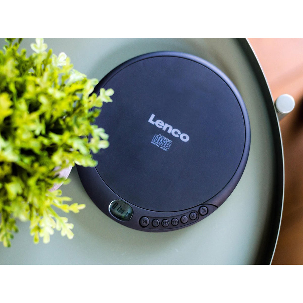 Lenco Portable CD Player with Charge Function - Black | CD010 from Lenco - DID Electrical