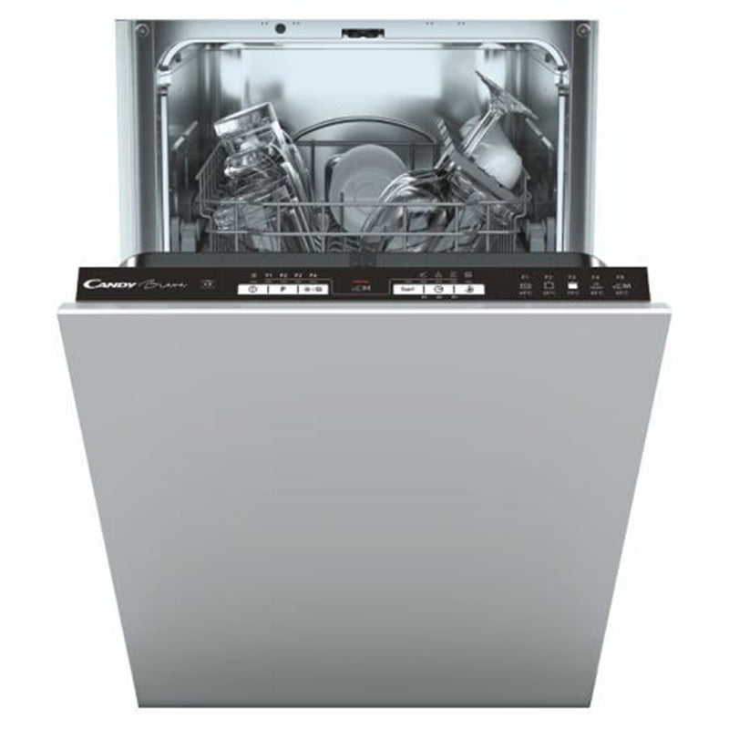 Candy 45cm Fully Integrated Slimline Dishwasher - Black | CDI 2L952-80/E from Candy - DID Electrical