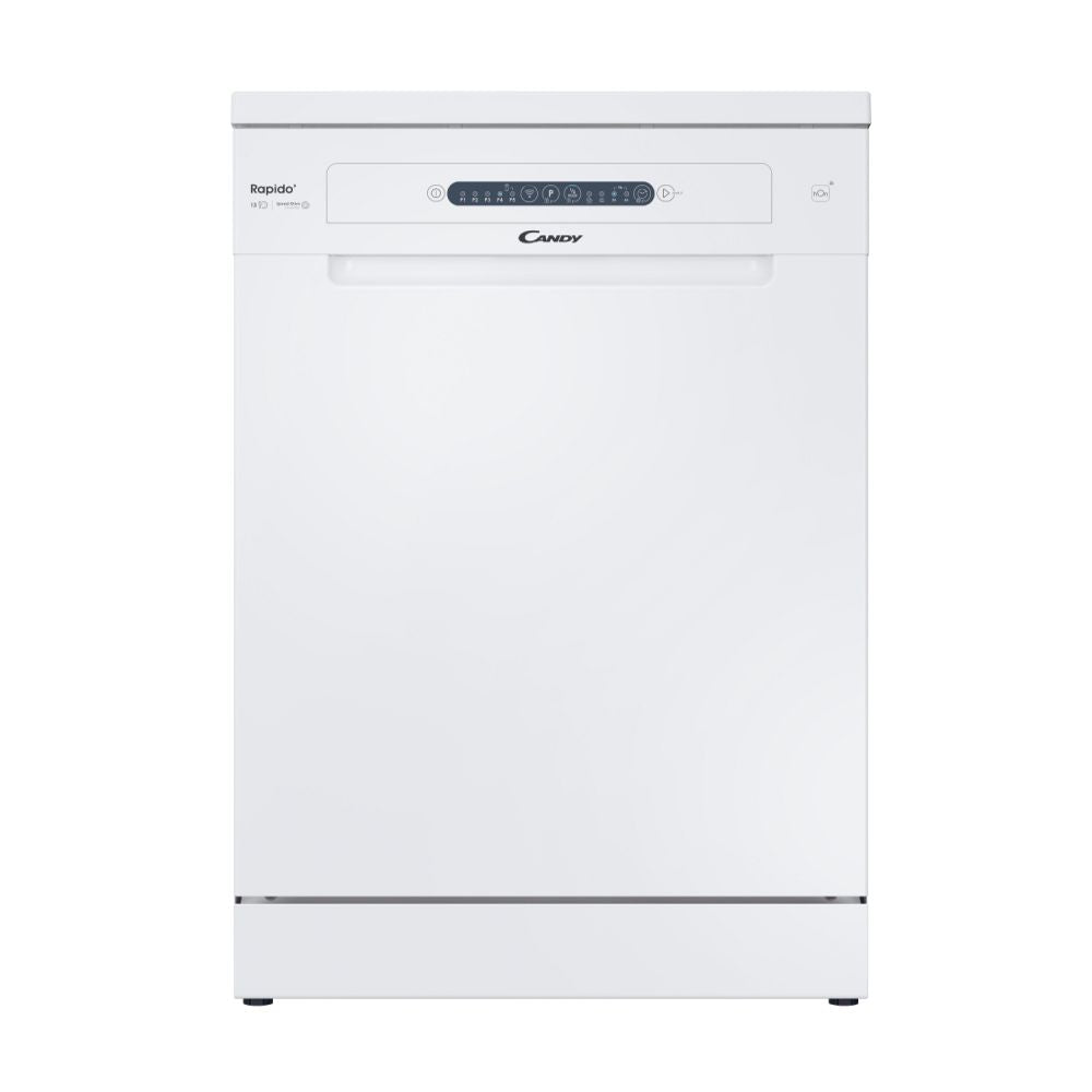Candy Rapido 13 Place Freestanding Standard Dishwasher - White | CF 3E9L0W-80 from Candy - DID Electrical ()