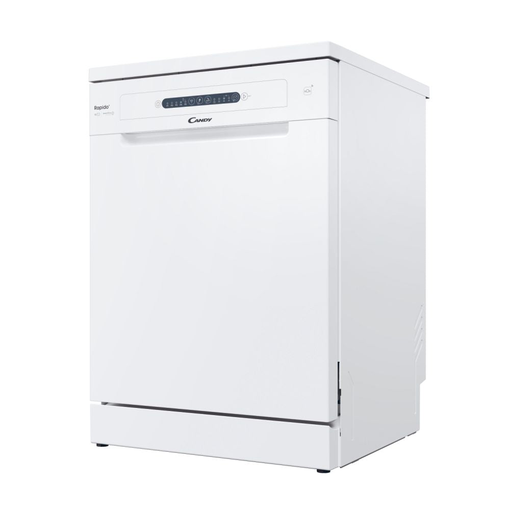Candy Rapido 13 Place Freestanding Standard Dishwasher - White | CF 3E9L0W from Candy - DID Electrical