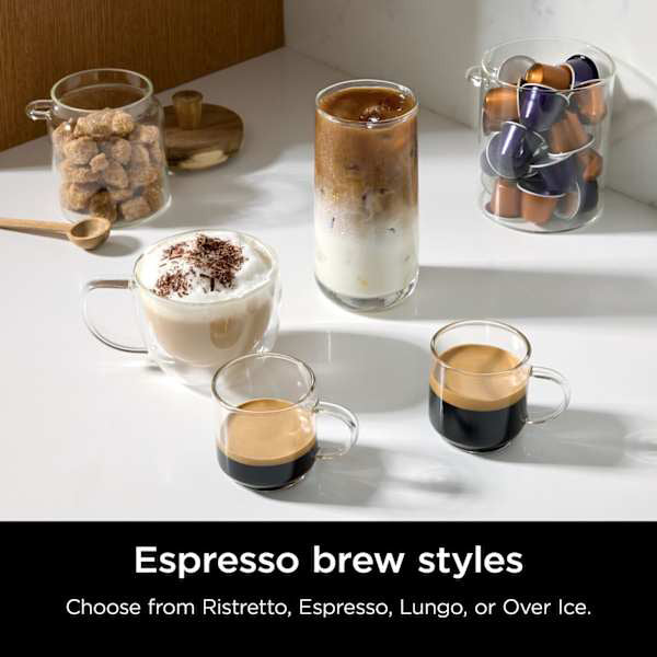 Ninja Prestige Dualbrew System Coffee Maker and Espresso Capsule Machine - Black | CFN802UK from Ninja - DID Electrical