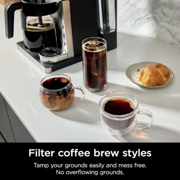 Ninja Prestige Dualbrew System Coffee Maker and Espresso Capsule Machine - Black | CFN802UK from Ninja - DID Electrical
