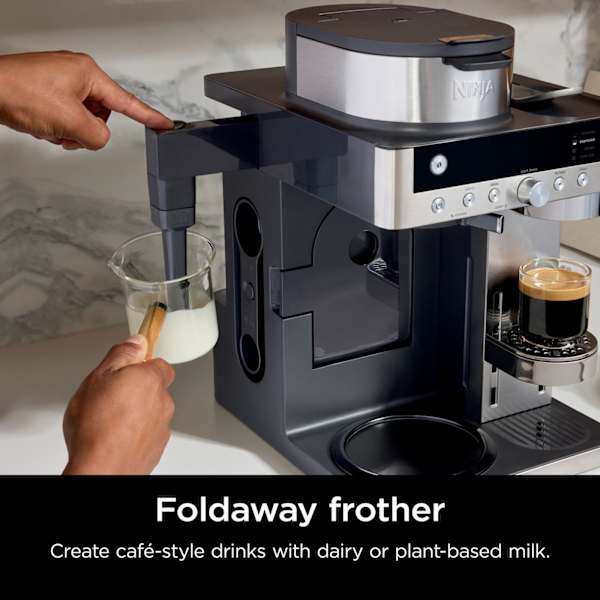Ninja Prestige Dualbrew System Coffee Maker and Espresso Capsule Machine - Black | CFN802UK from Ninja - DID Electrical