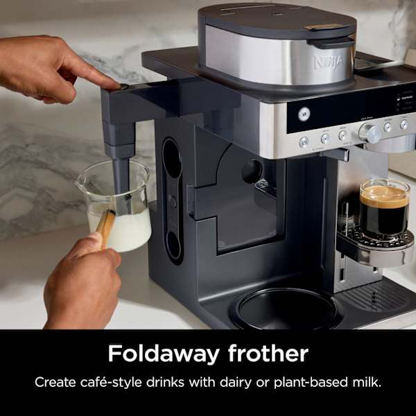 Ninja Prestige Dualbrew System Coffee Maker and Espresso Capsule Machine - Black | CFN802UK from Ninja - DID Electrical