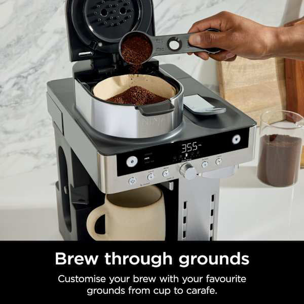 Ninja Prestige Dualbrew System Coffee Maker and Espresso Capsule Machine - Black | CFN802UK from Ninja - DID Electrical