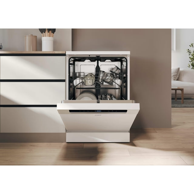 Candy Rapidò 60CM Freestanding Standard Dishwasher - White | CFP 4D9F0W-80