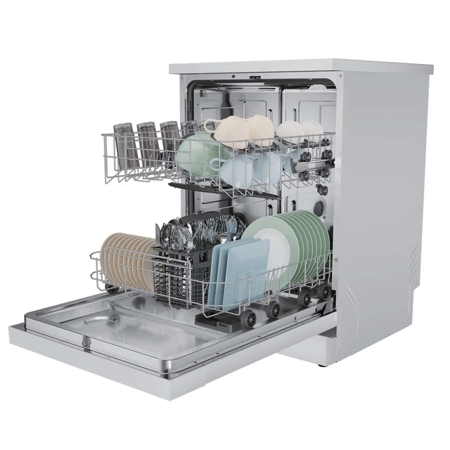 Candy Rapidò 60CM Freestanding Standard Dishwasher - White | CFP 4D9F0W-80