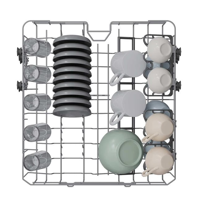 Candy Rapidò 60CM Freestanding Standard Dishwasher - White | CFP 4D9F0W-80