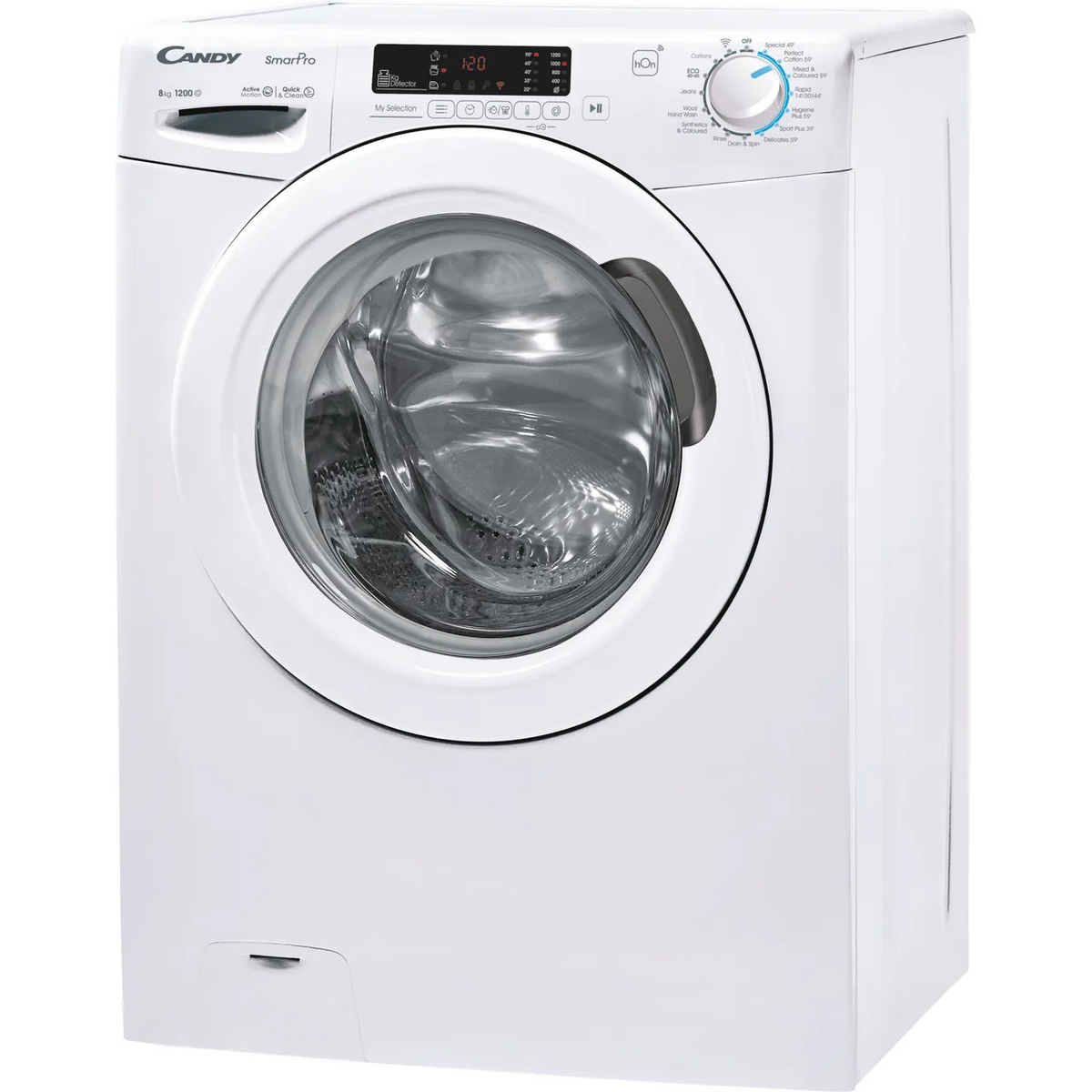 Candy 8KG 1200RPM Freestanding Washing Machine - White | CH283DW4/1-80 from Candy - DID Electrical