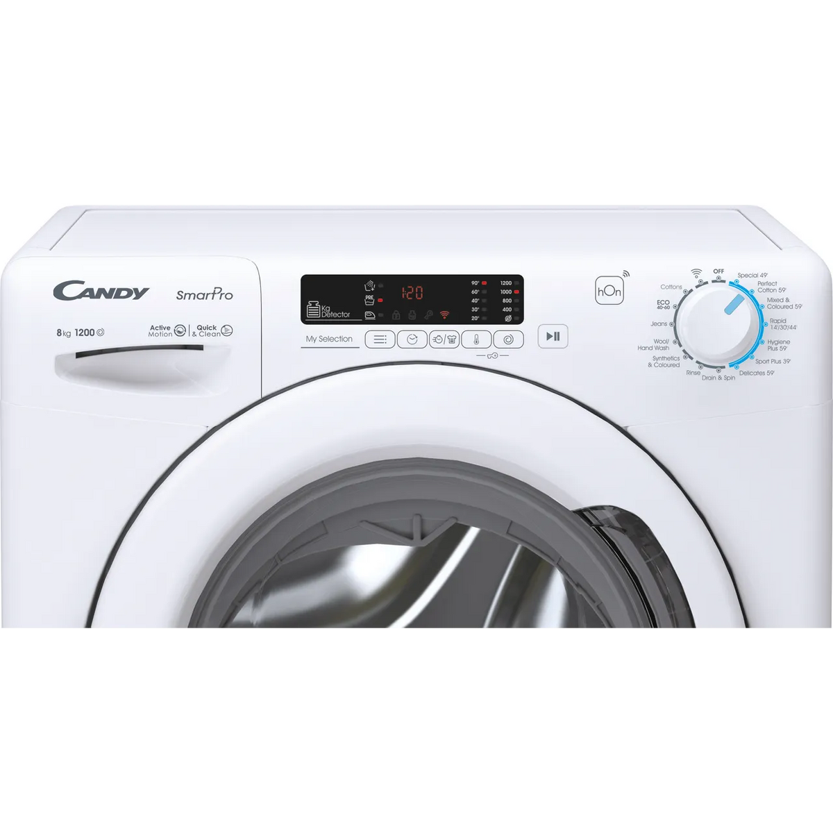 Candy 8KG 1200RPM Freestanding Washing Machine - White | CH283DW4/1-80 from Candy - DID Electrical