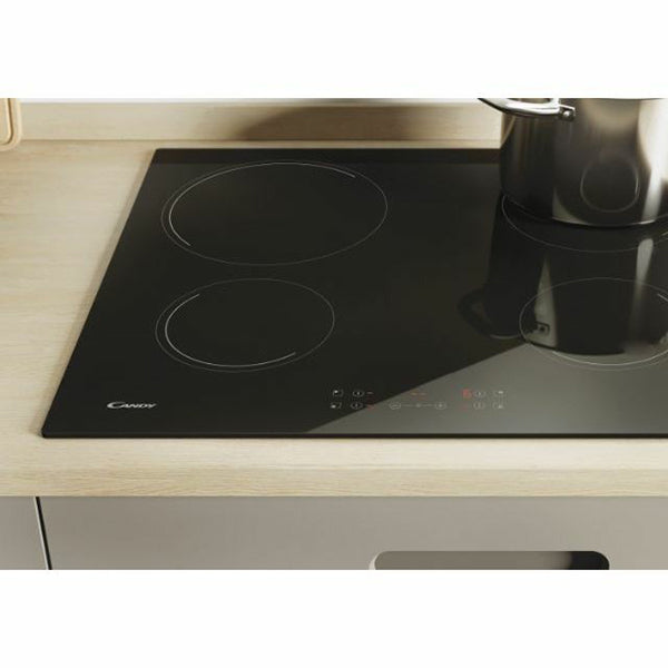 Candy 60cm 4 Zone Built-In Ceramic Hob - Black | CH64CCB from Candy - DID Electrical