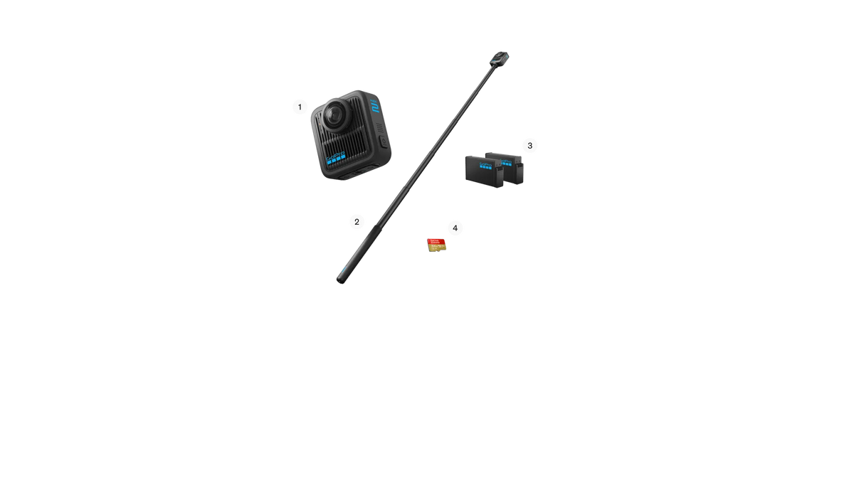 GoPro 29MP MAX2 Action Camera Bundle - Black | CHDFZ-311-RW
