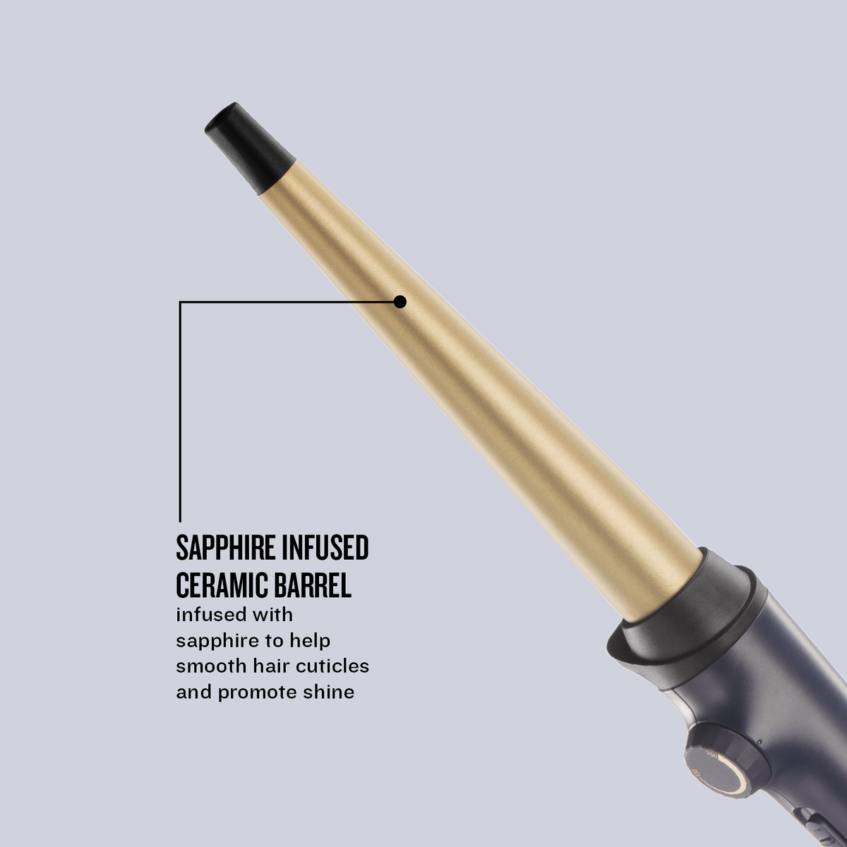 Remington Sapphire Luxe Curling Wand - Deep Blue | CI5805