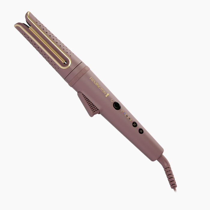 Remington Airvive Rotating Curling Wand - Mauve & Gold | CI8930U51