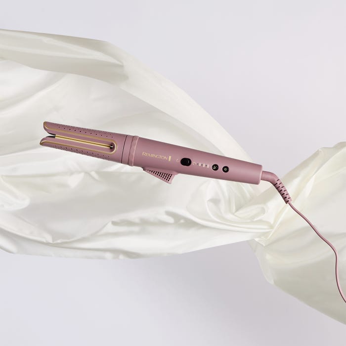 Remington Airvive Rotating Curling Wand - Mauve & Gold | CI8930U51