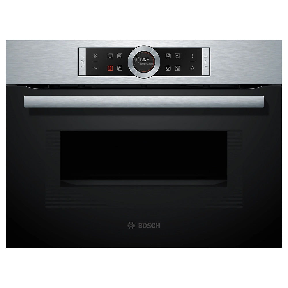 Bosch Series 8 Built-In Combi Microwave Oven - Stainless Steel | CMG633BS1B from Bosch - DID Electrical ()