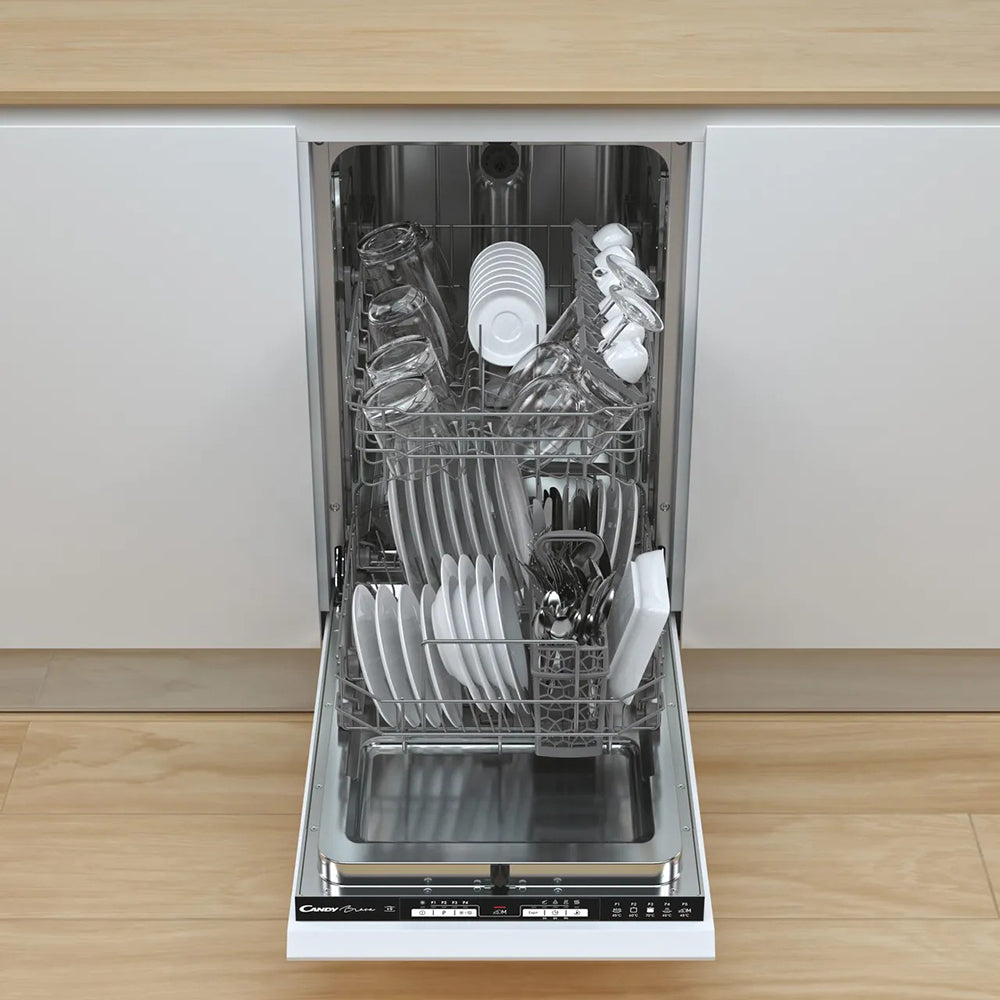 Candy 45CM Fully Integrated Slimline Dishwasher - Stainless Steel | CMIH1L949 from Candy - DID Electrical