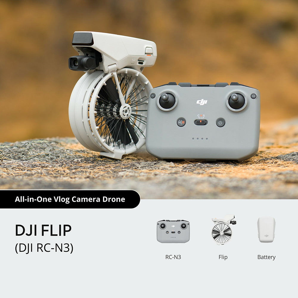 DJI Flip (RC-N3) Drone - Grey | CP.FP.00000179.01 from DJI - DID Electrical