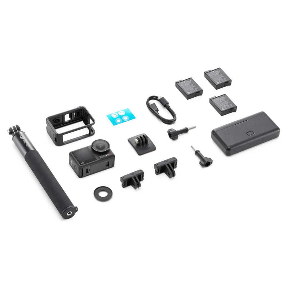 DJI Osmo Action 4 Camera Adventure Combo - Black | CP.OS.00000270.01 from DJI - DID Electrical