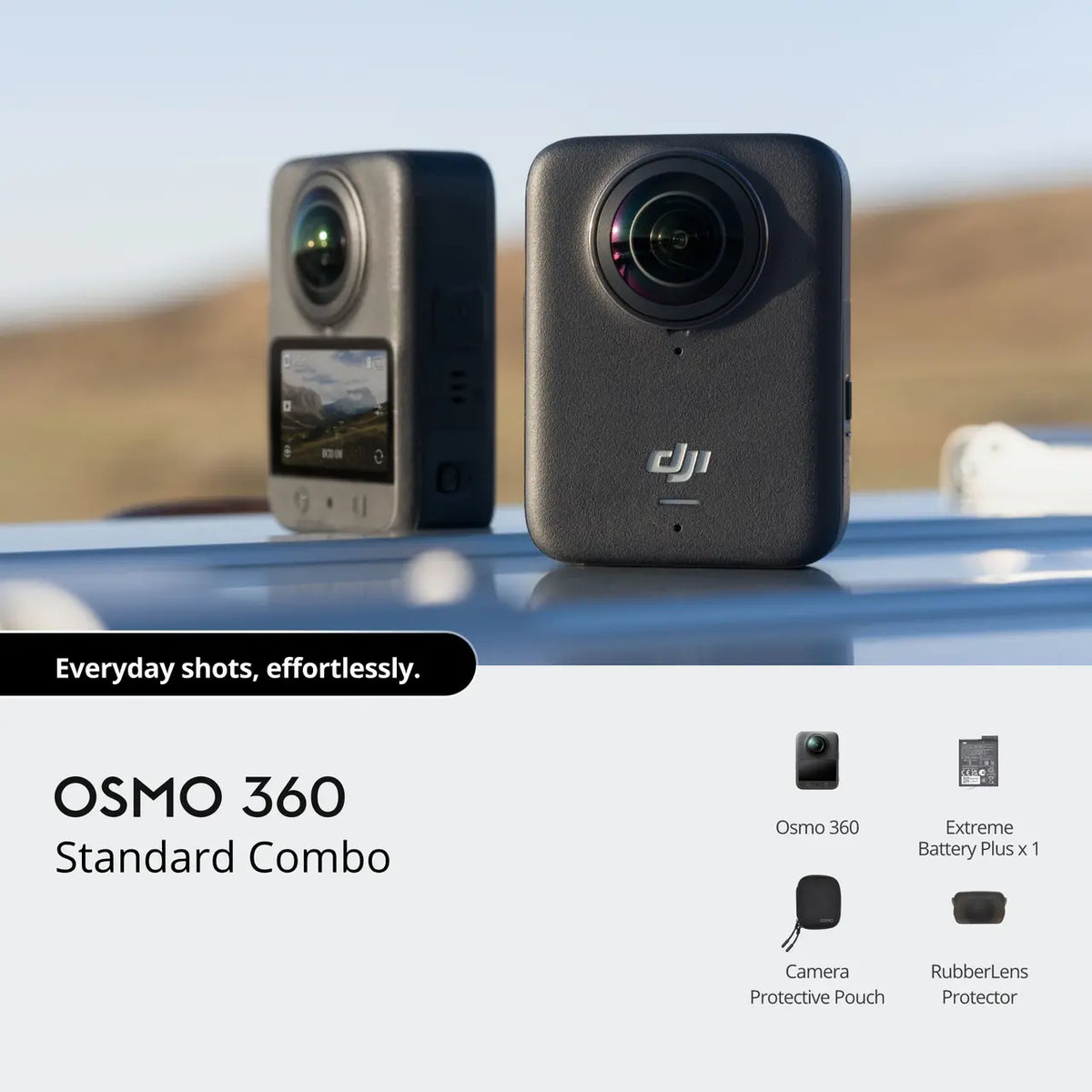 DJI Osmo 360 120MP Action Camera Standard Combo - Black | CP.OS.00000442.01