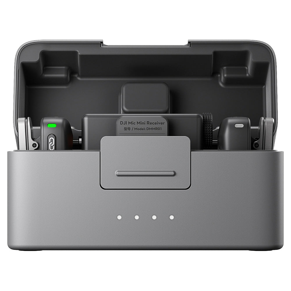 DJI Mic Mini (2 TX + 1 RX + Charging Case) Microphone - Infinity Black | CP.RN.00000433.01 from DJI - DID Electrical
