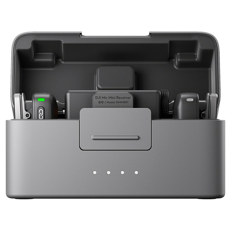 DJI Mic Mini (2 TX + 1 RX + Charging Case) Microphone - Infinity Black | CP.RN.00000433.01 from DJI - DID Electrical