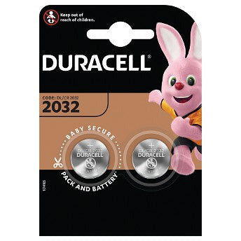 Duracell 3V Lithium Coin Cell Battery - Pack of 2 | CR2032 from Duracell - DID Electrical