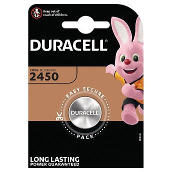 Duracell 3V Lithium Coin Cell Battery - Pack of 1 | CR2450 from Duracell - DID Electrical