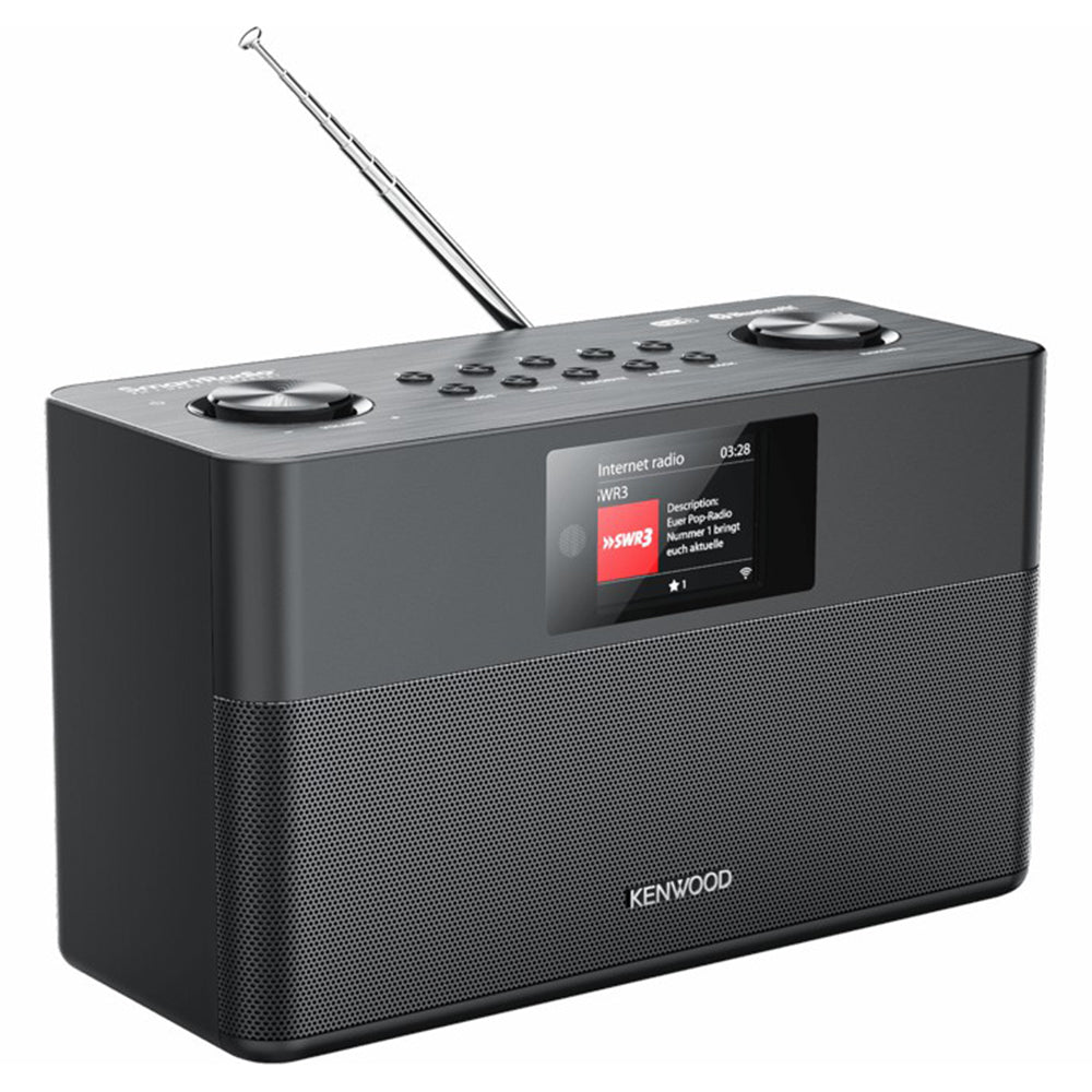 Kenwood FM-RDS/DAB+ Compact Smart Radio Black - CRST100SB | DID.ie ...