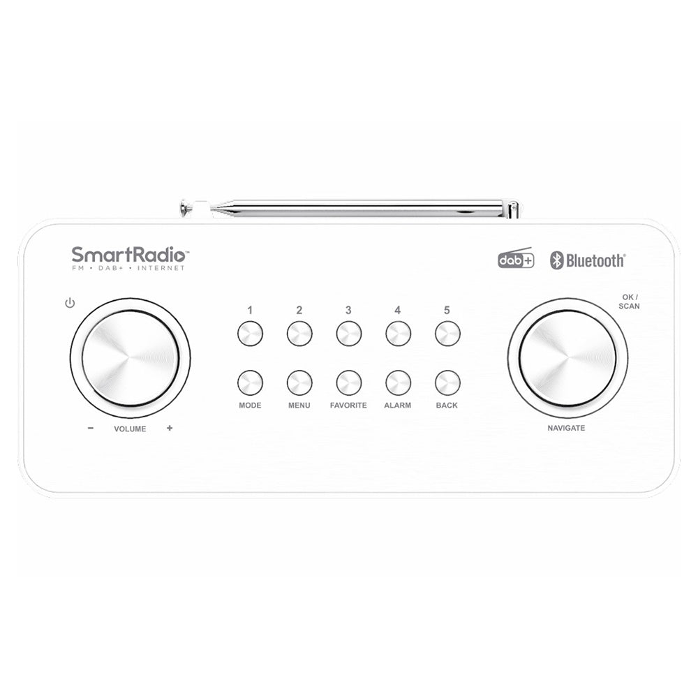 Kenwood FM-RDS / DAB+ Compact Smart Radio - White | CRST100SS from Kenwood - DID Electrical