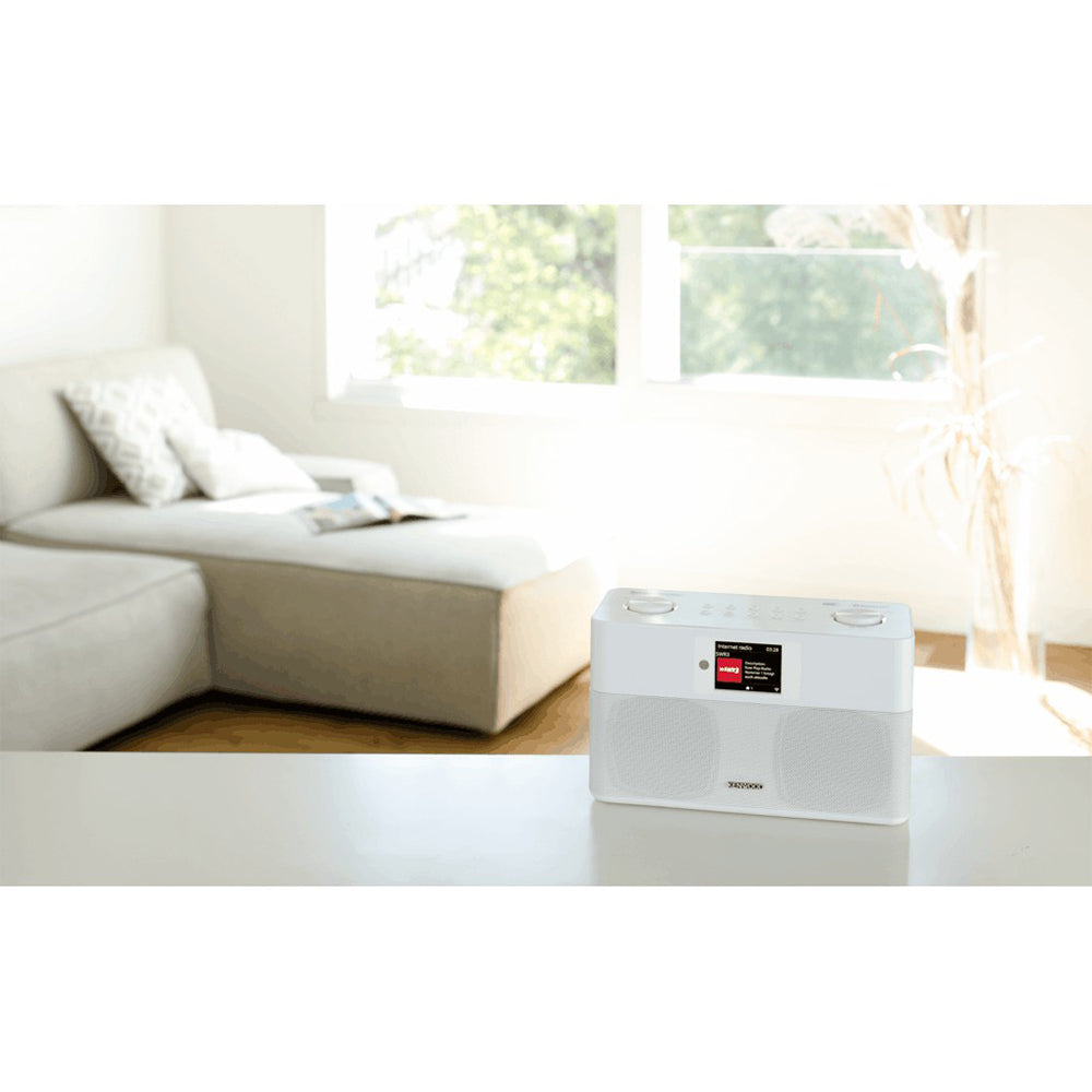 Kenwood FM-RDS / DAB+ Compact Smart Radio - White | CRST100SS from Kenwood - DID Electrical