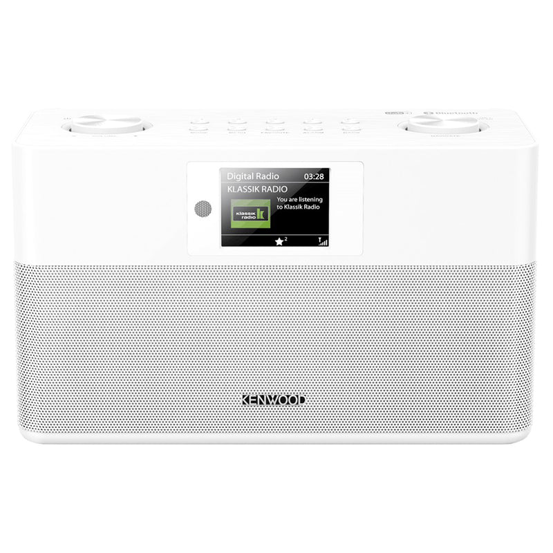 Kenwood DAB+ FM-RDS Compact Stereo Radio - White | CRST80DABW from Kenwood - DID Electrical