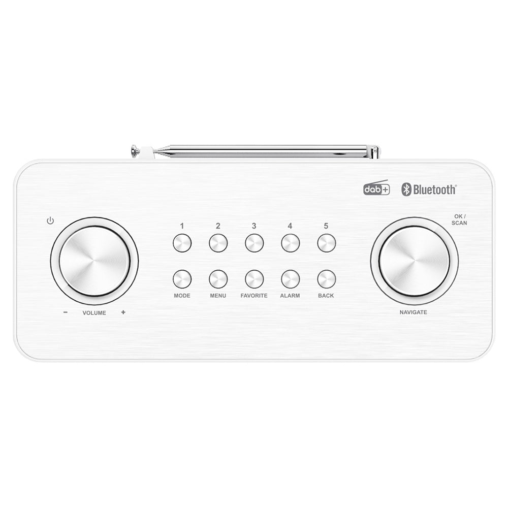 Kenwood DAB+ FM-RDS Compact Stereo Radio - White | CRST80DABW from Kenwood - DID Electrical