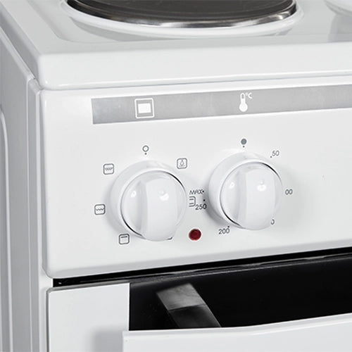 NordMende 50CM Freestanding Electric Cooker - White | CSE514WH from NordMende - DID Electrical