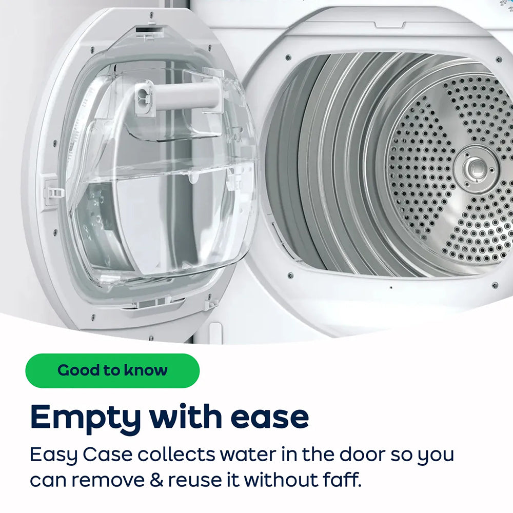 Candy Smart 8KG Freestanding Heat Pump Tumble Dryer - White | CSE H8ELE-80 from Candy - DID Electrical