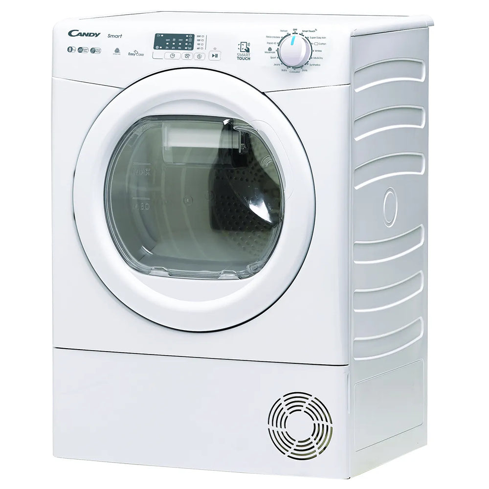 Candy Smart 8KG Freestanding Heat Pump Tumble Dryer - White | CSE H8ELE-80 from Candy - DID Electrical