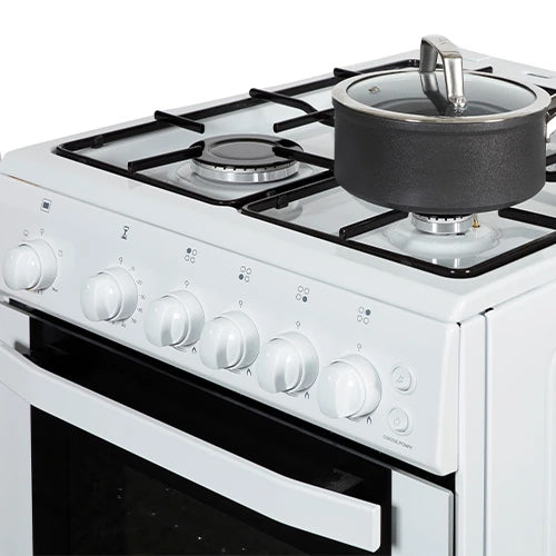 NordMende 50CM Freestanding LPG Gas Cooker - White | CSG52LPGWH from NordMende - DID Electrical