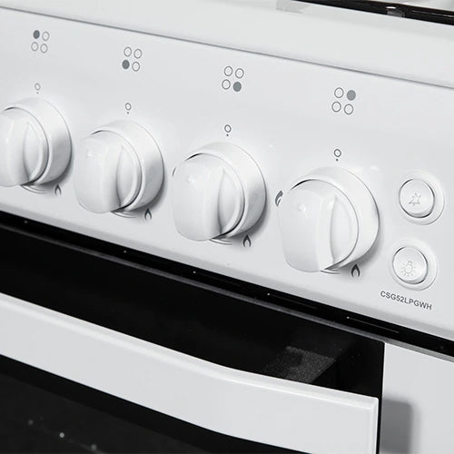 NordMende 50CM Freestanding LPG Gas Cooker - White | CSG52LPGWH from NordMende - DID Electrical