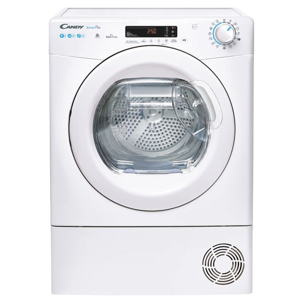 Candy Smart Pro 9KG Freestanding Heat Pump Tumble Dryer - White | CSOE H9A2DE-80 from Candy - DID Electrical