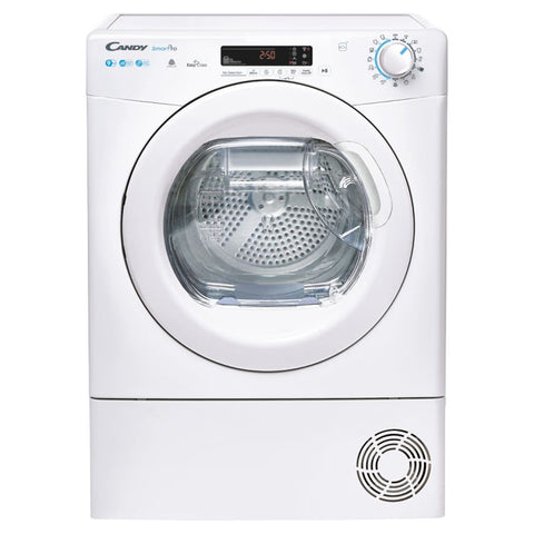 Candy Smart Pro 9KG Freestanding Heat Pump Tumble Dryer - White | CSOE H9A2DE-80