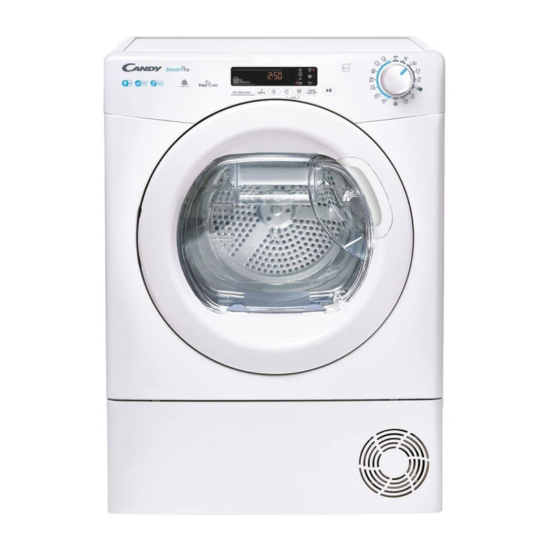 Candy Smart Pro 9KG Freestanding Heat Pump Tumble Dryer - White | CSOE H9A2DE-80 from Candy - DID Electrical
