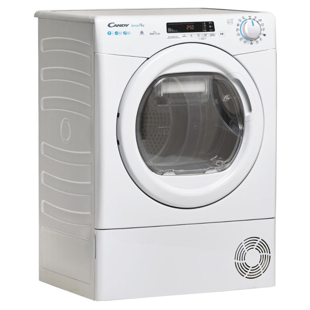 Candy Smart Pro 9KG Freestanding Heat Pump Tumble Dryer - White | CSOE H9A2DE-80 from Candy - DID Electrical
