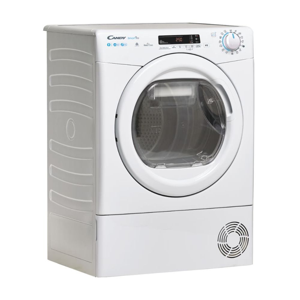 Candy Smart Pro 9KG Freestanding Heat Pump Tumble Dryer - White | CSOE H9A2DE-80 from Candy - DID Electrical