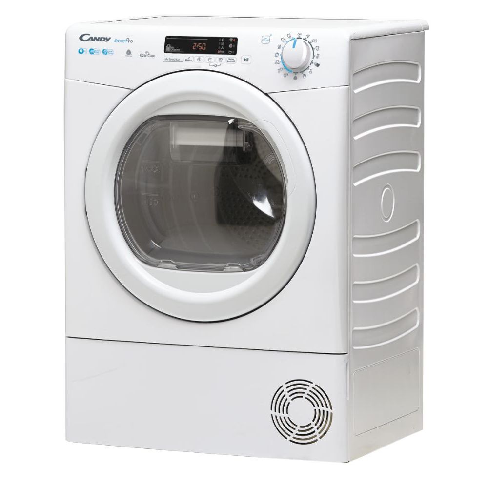 Candy Smart Pro 9KG Freestanding Heat Pump Tumble Dryer - White | CSOE H9A2DE-80 from Candy - DID Electrical