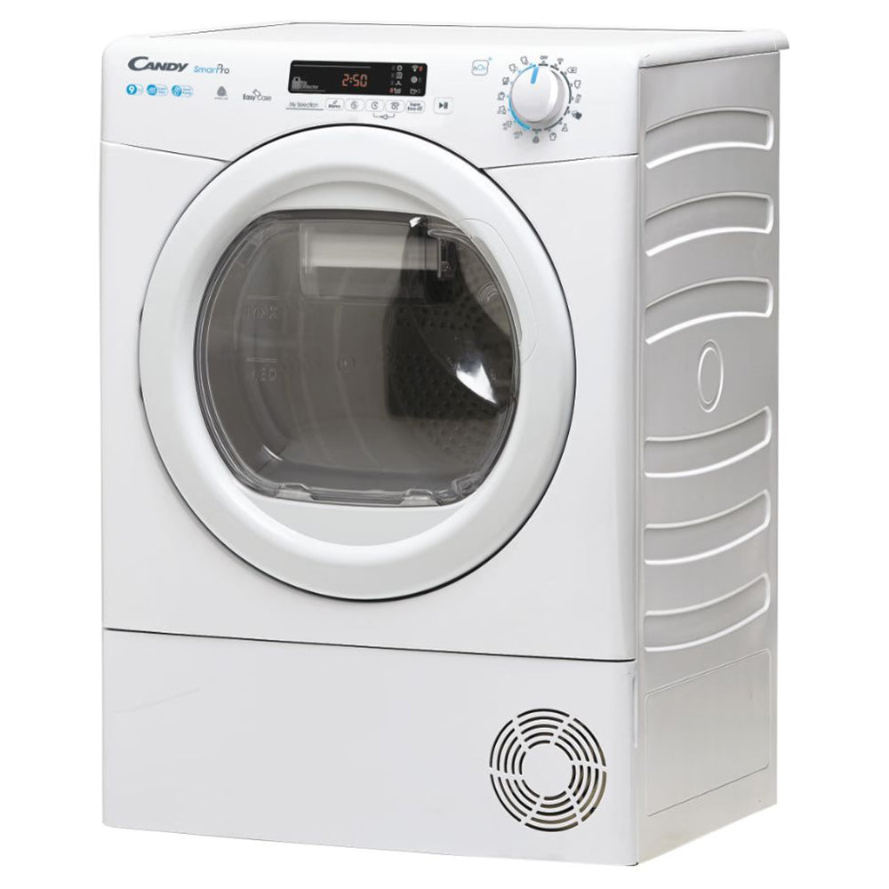 Candy Smart Pro 9KG Freestanding Heat Pump Tumble Dryer - White | CSOE H9A2DE-80 from Candy - DID Electrical