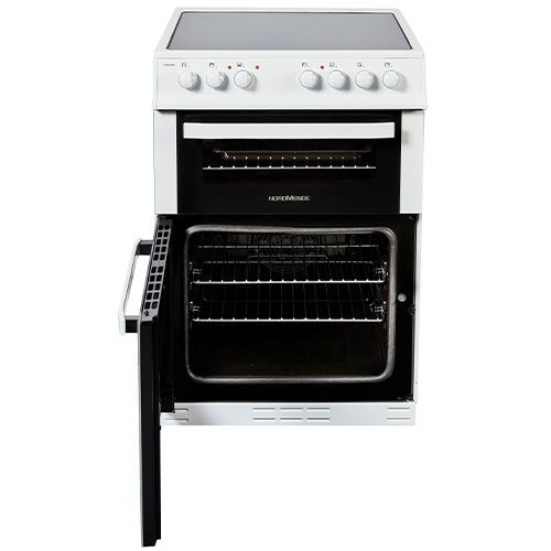 NordMende 60CM Freestanding Electric Cooker - White | CTEC62WH from NordMende - DID Electrical
