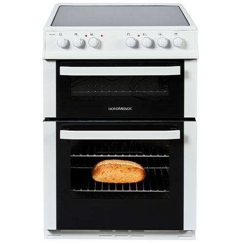 NordMende 60CM Freestanding Electric Cooker - White | CTEC62WH from NordMende - DID Electrical