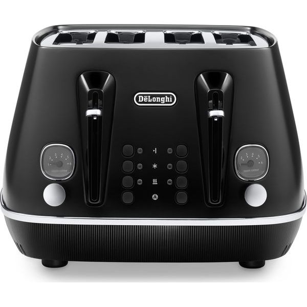 DeLonghi Distinta X 1800W 4 Slice Toaster - Black | CTIM4003.BK from DeLonghi - DID Electrical